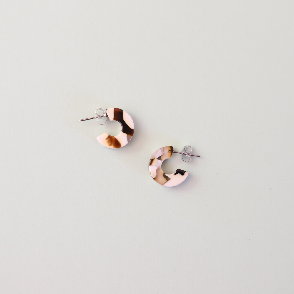 Mali In Coco Cream Earrings - Belle + Blossom