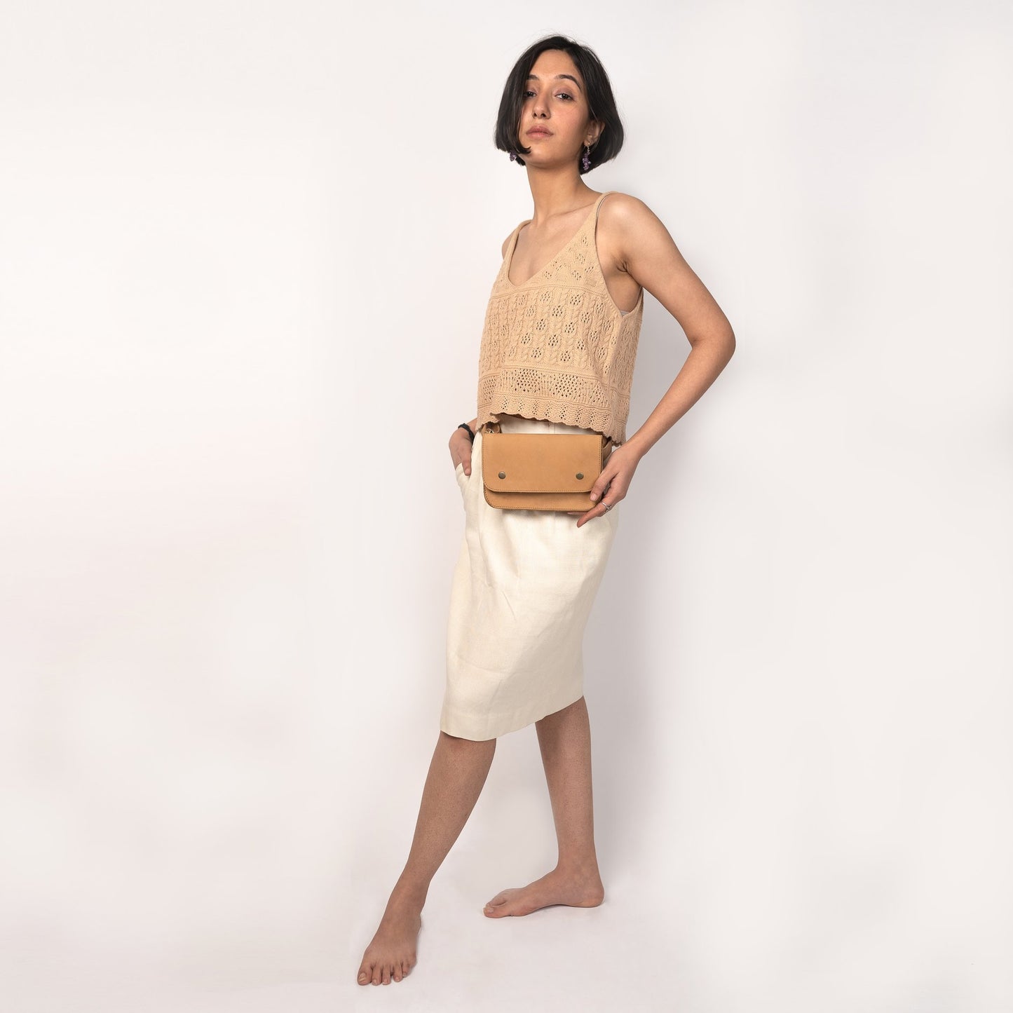 Belt Bag Tan - Belle + Blossom