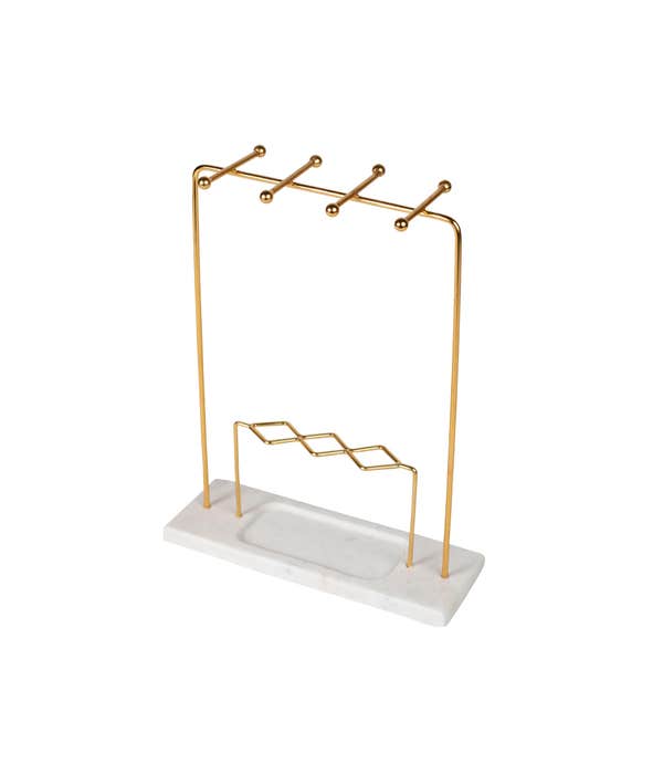 Marble Jewelry Stand - Belle + Blossom