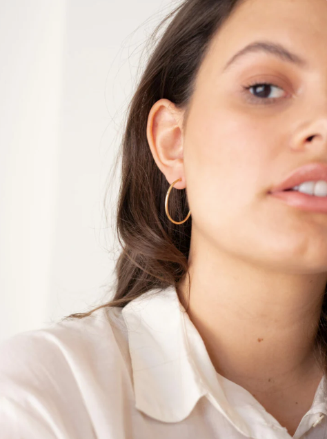 18K Large Classic Hoop - Belle + Blossom