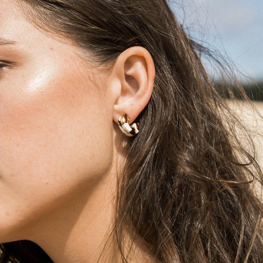 Mali In Coco Cream Earrings - Belle + Blossom