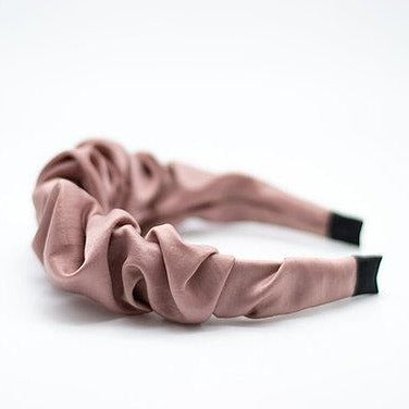 Ruched Headband - Mauve - Belle + Blossom