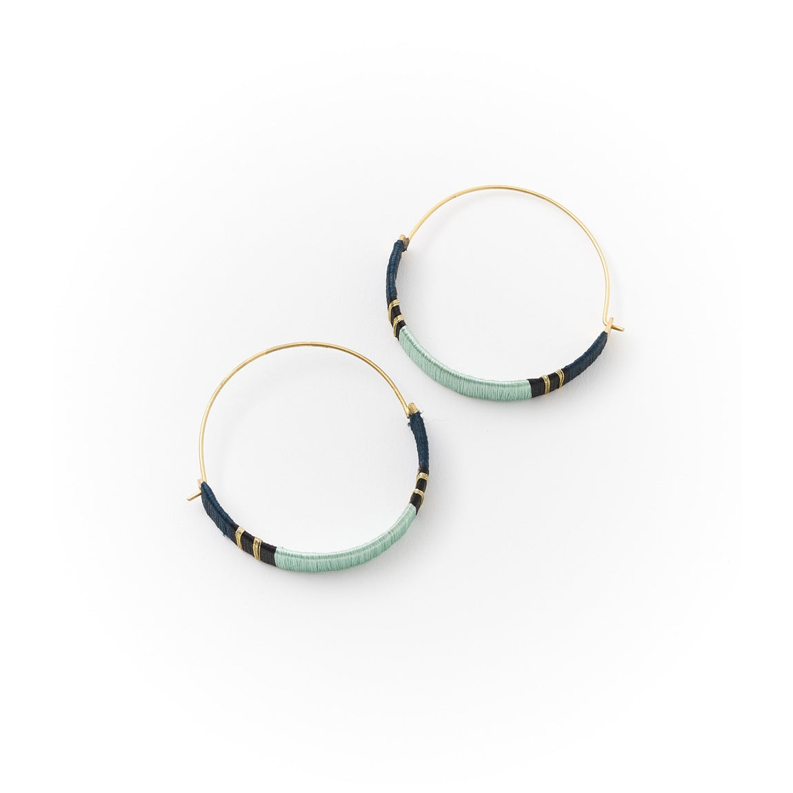 Threaded Hoops Ocean - Belle + Blossom
