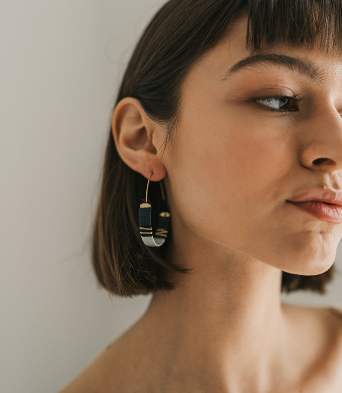 Threaded Hoops Ocean - Belle + Blossom