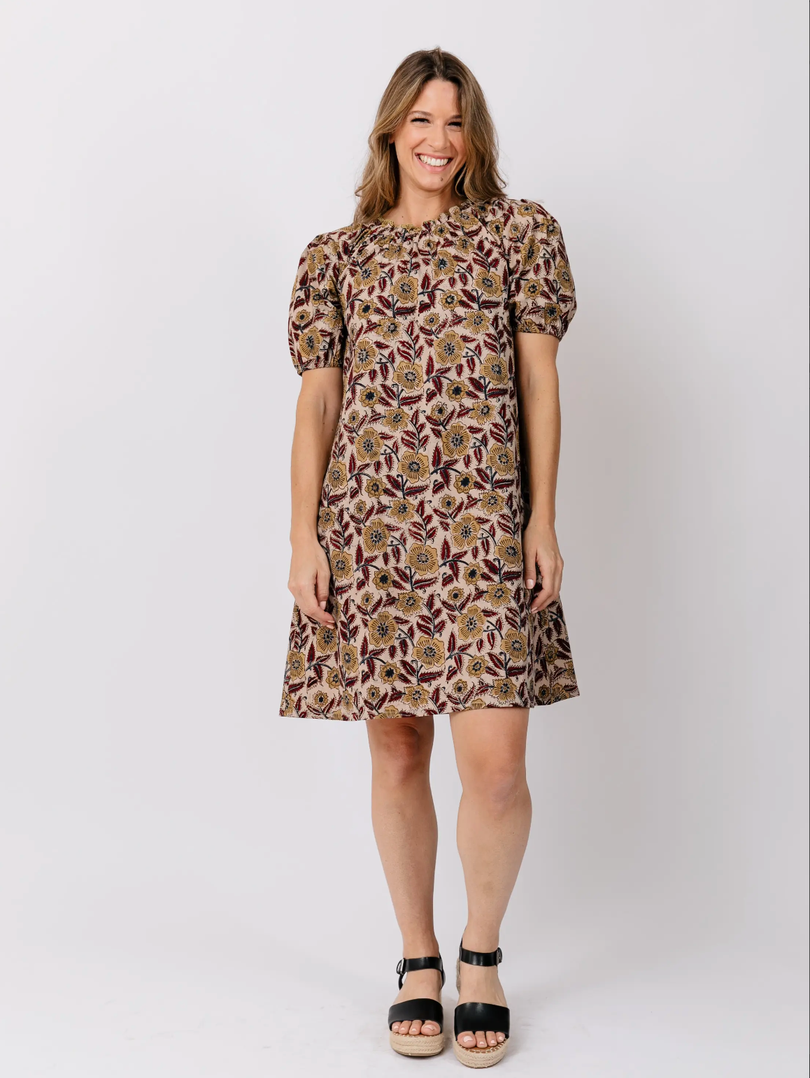 Yashvi Knee Length Dress Primrose - Belle + Blossom