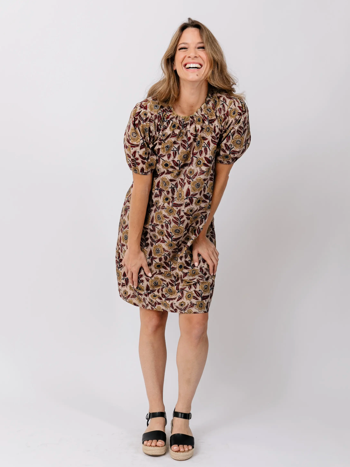 Yashvi Knee Length Dress Primrose - Belle + Blossom