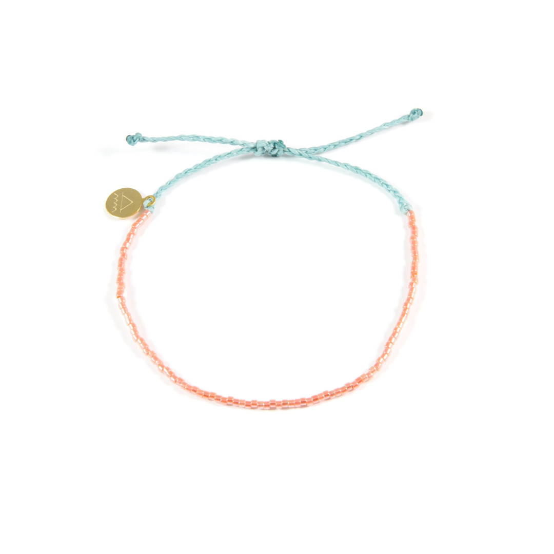 Delicate Beaded Bracelet - Rose - Belle + Blossom
