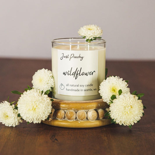 wildflower organic candle