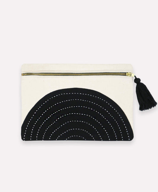Eclipse Clutch Charcoal - Belle + Blossom