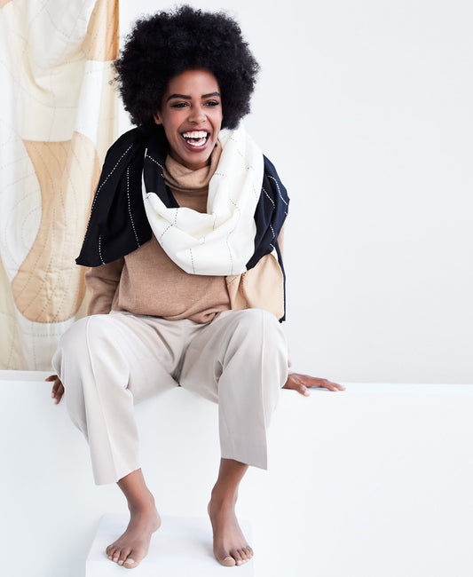 Eclipse Colorblock Scarf - Belle + Blossom