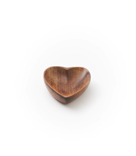Wooden Heart Catchall - Belle + Blossom