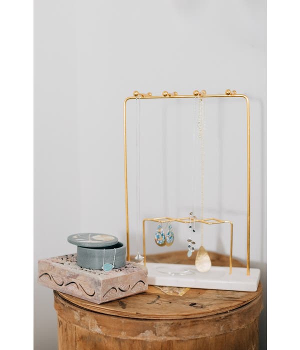 Marble Jewelry Stand - Belle + Blossom