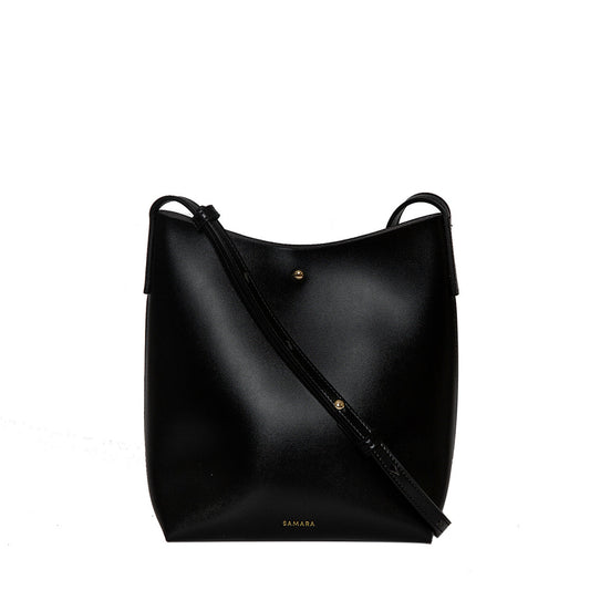 Crossbody Vegan Leather Tote Black - Belle + Blossom