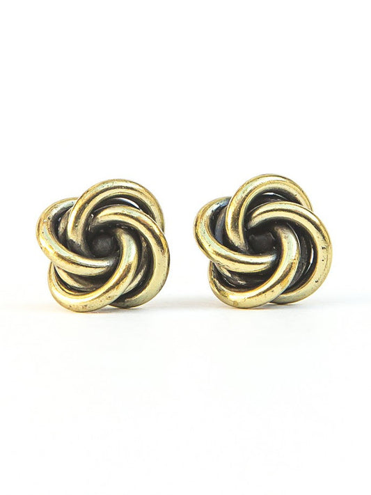 Knotted Stud Earrings - Belle + Blossom
