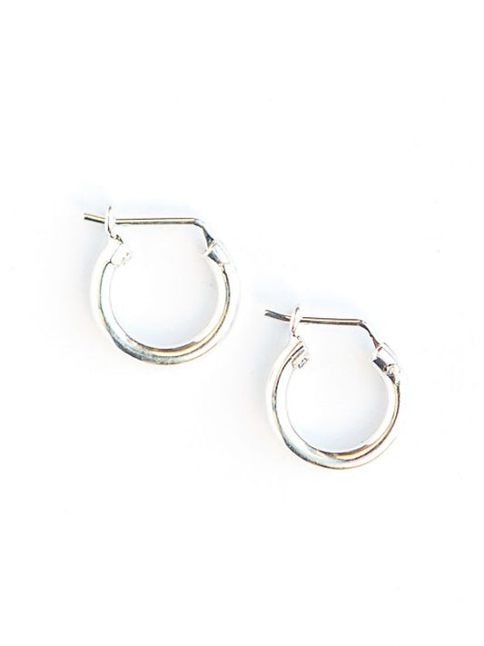 Adriana Sterling Silver Hoops - Belle + Blossom